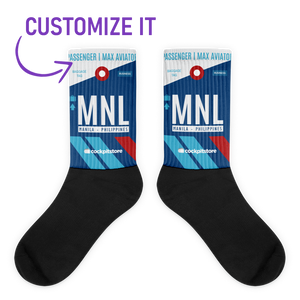 MNL - Manila socks airport code