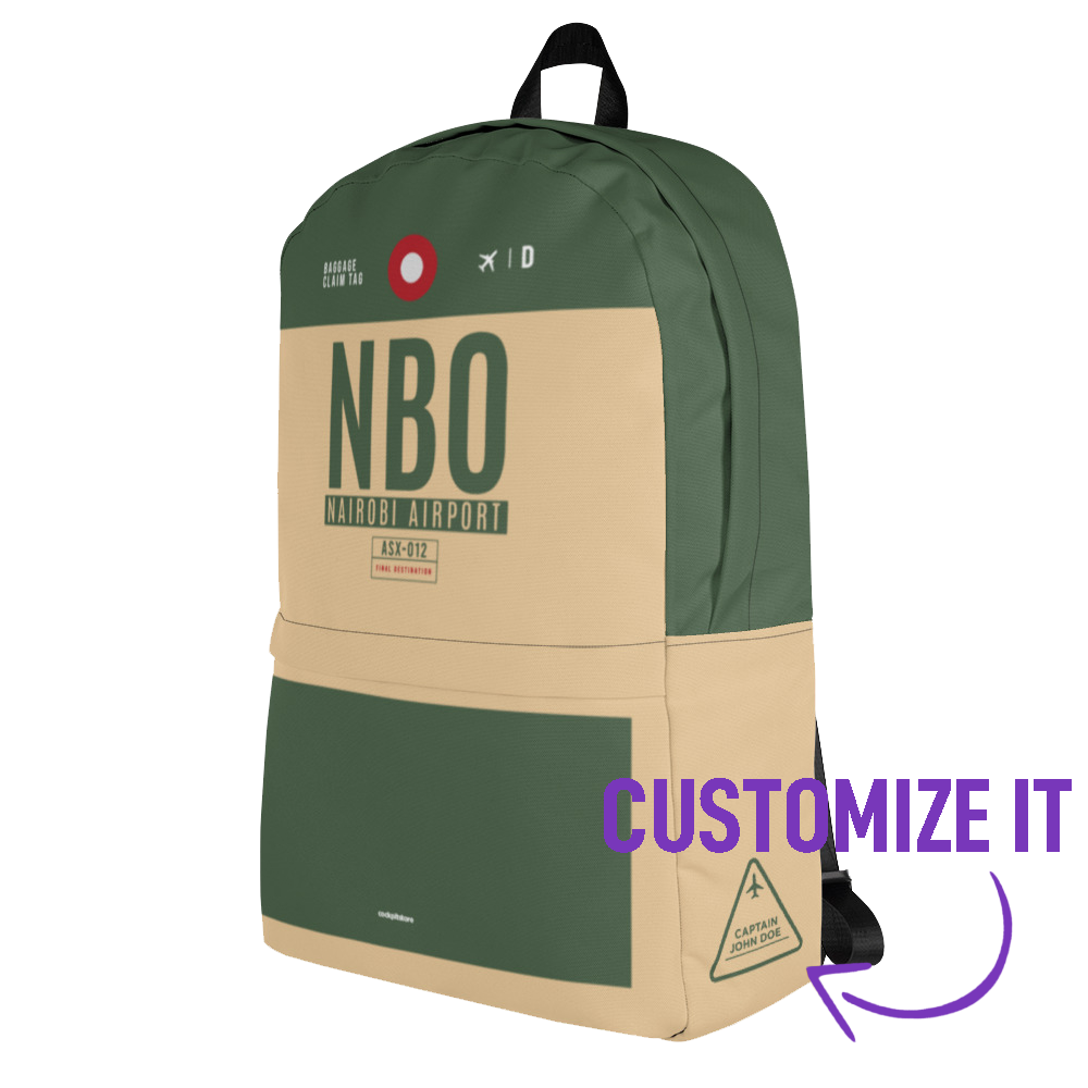 NBO - Nairobi Backpack Airport Code