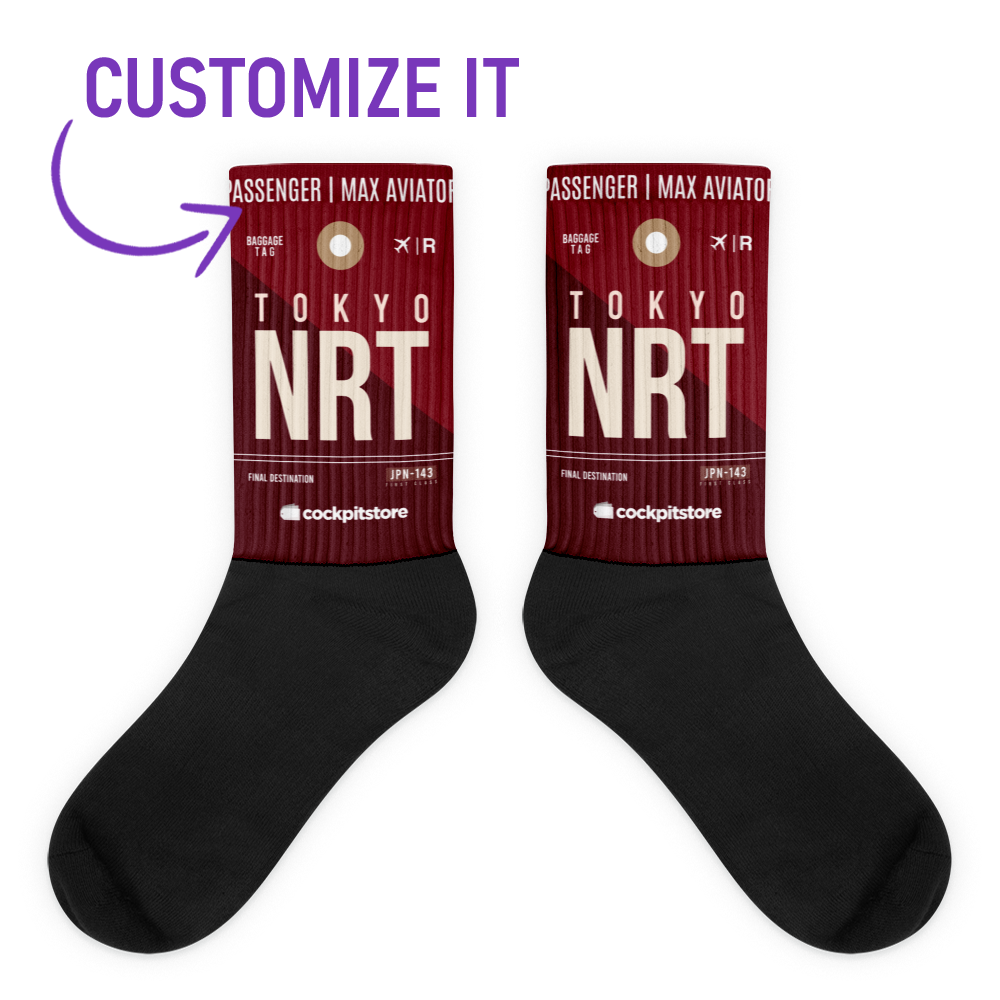 NRT - Narita socks airport code