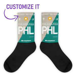 PHL - Philadelphia socks airport code