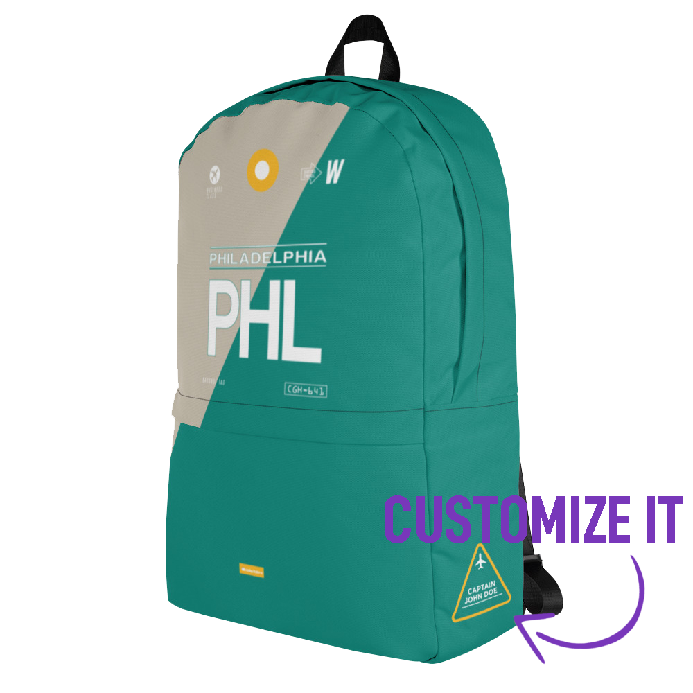 PHL - Philadelphia Rucksack Flughafencode