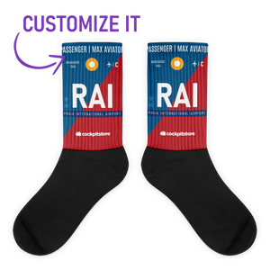 RAI - Praia socks airport code