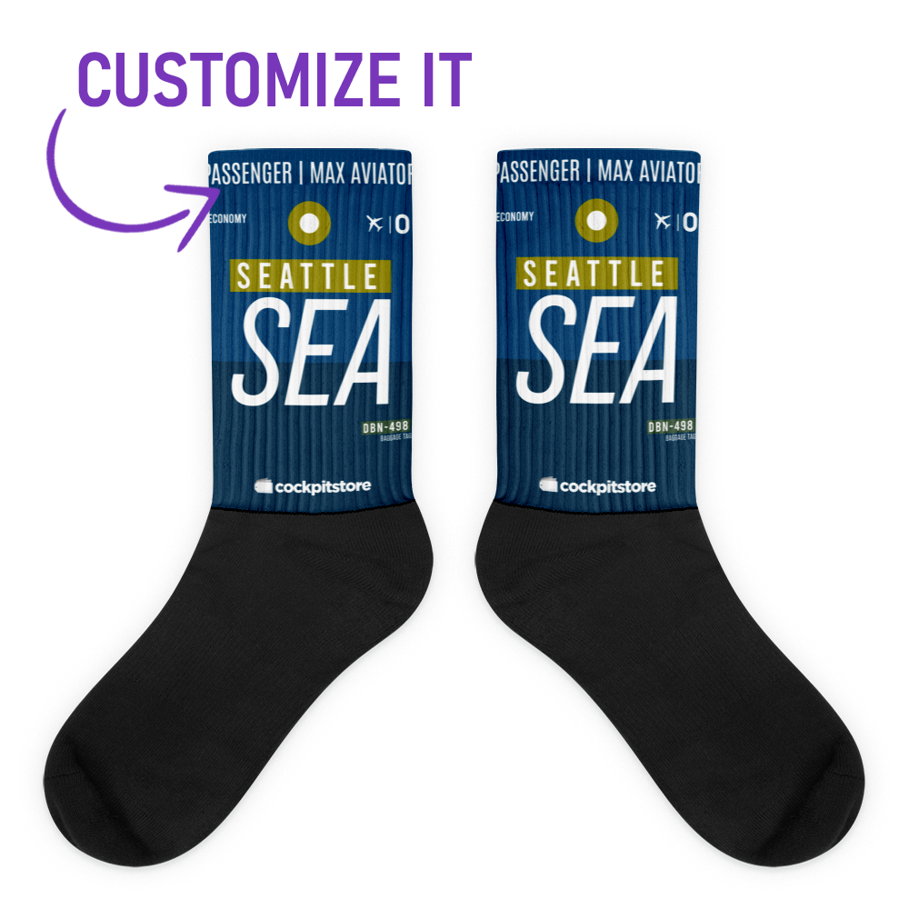 SEA - Seattle Socken Flughafencode