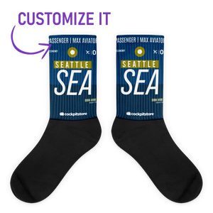 SEA - Seattle Socken Flughafencode