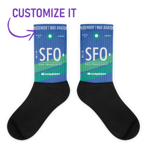 SFO - San Francisco socks airport code