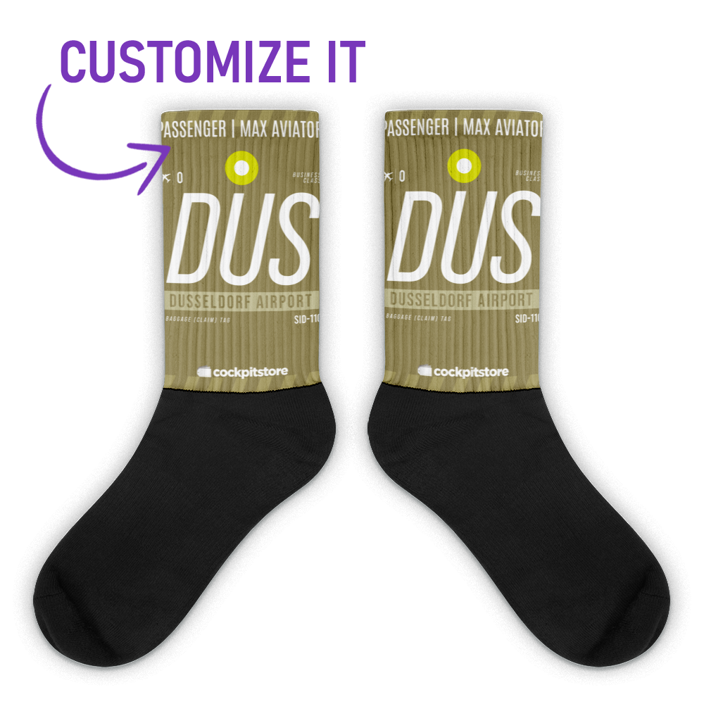 DUS - Dusseldorf socks airport code