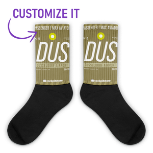 DUS - Dusseldorf socks airport code