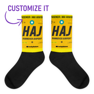 HAJ - Hanover socks airport code