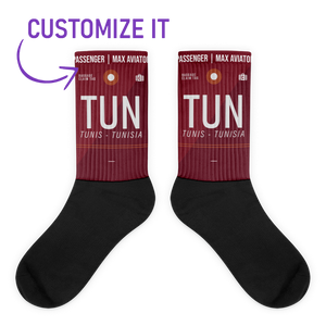 TUN - Tunis socks airport code