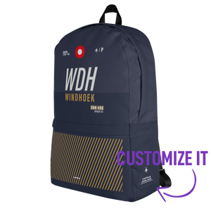 WDH - Windhoek backpack airport code