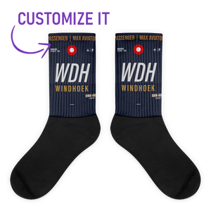 WDH - Windhoek Socken Flughafencode