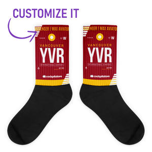 YVR - Vancouver socks airport code