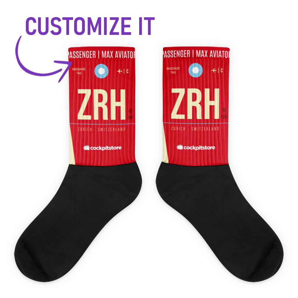 ZRH - Zurich Socken Flughafencode