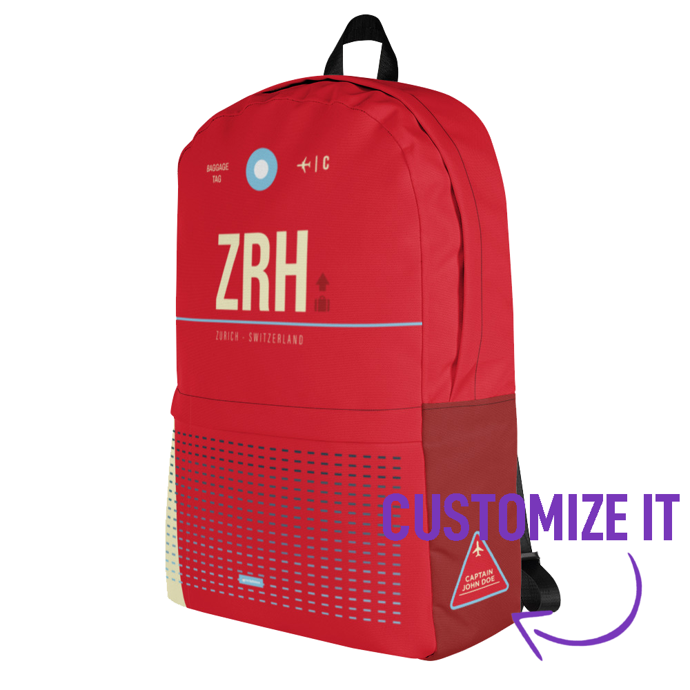 ZRH - Zurich backpack airport code