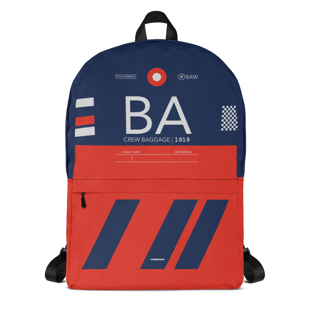 BA - Airline Backpack Crew Tag – Cockpitstore