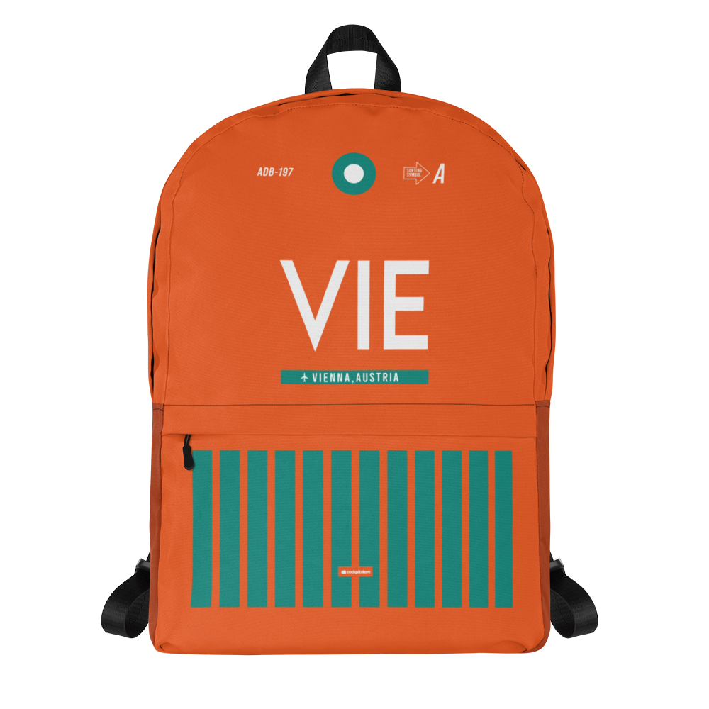 VIE - Vienna backpack airport code