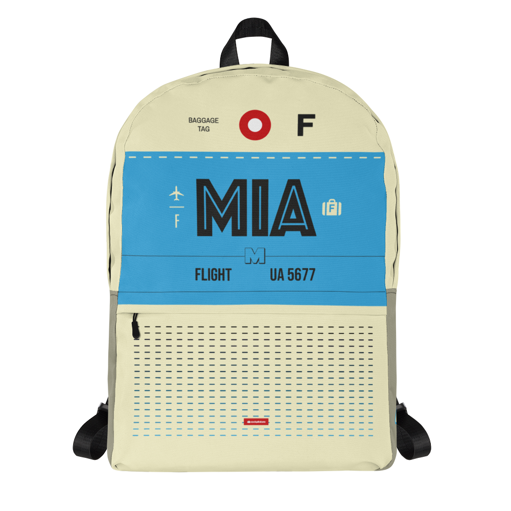 MIA - Miami backpack airport code