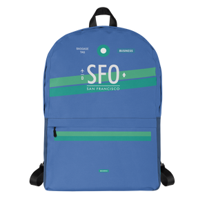 SFO - San Francisco backpack airport code