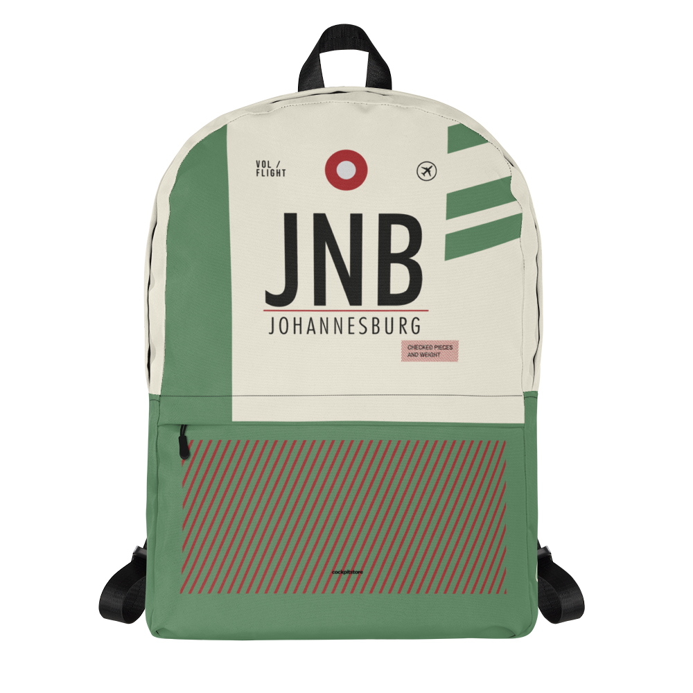 JNB - Johannesburg backpack airport code