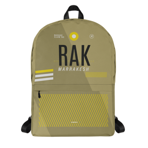 RAK - Marrakesh backpack airport code