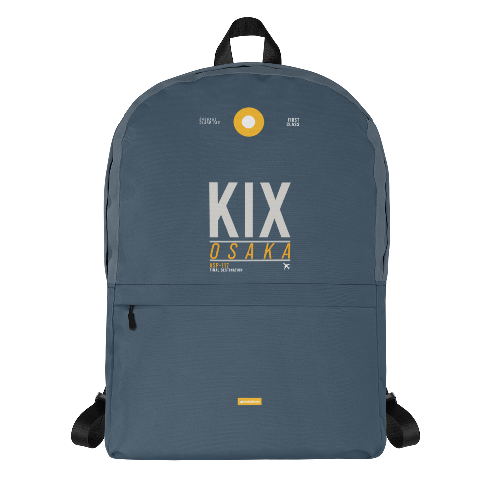 KIX - Osaka Backpack Airport Code