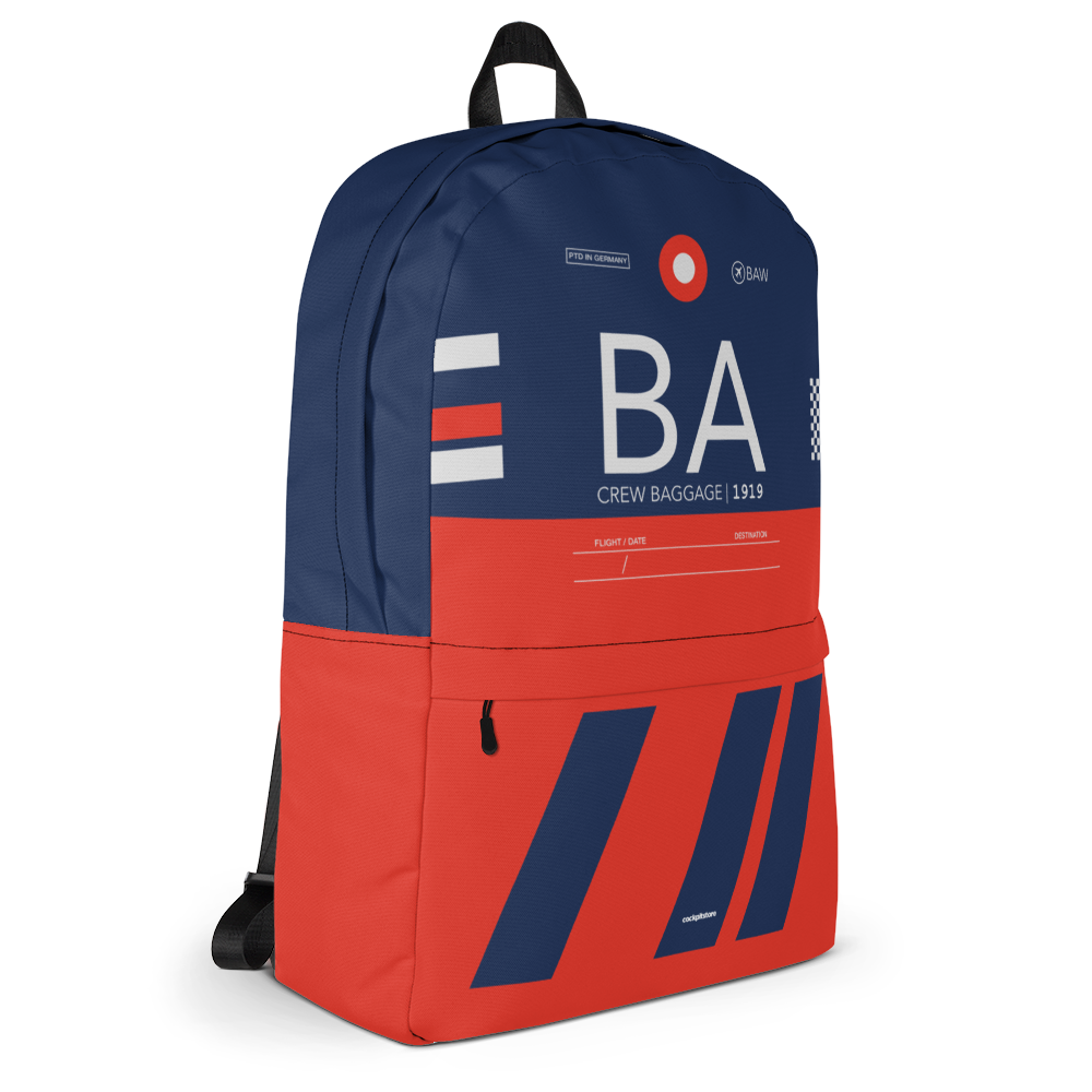 BA - Airline Backpack Crew Tag – Cockpitstore