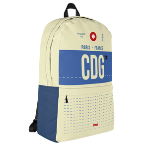 CDG - Paris backpack airport code