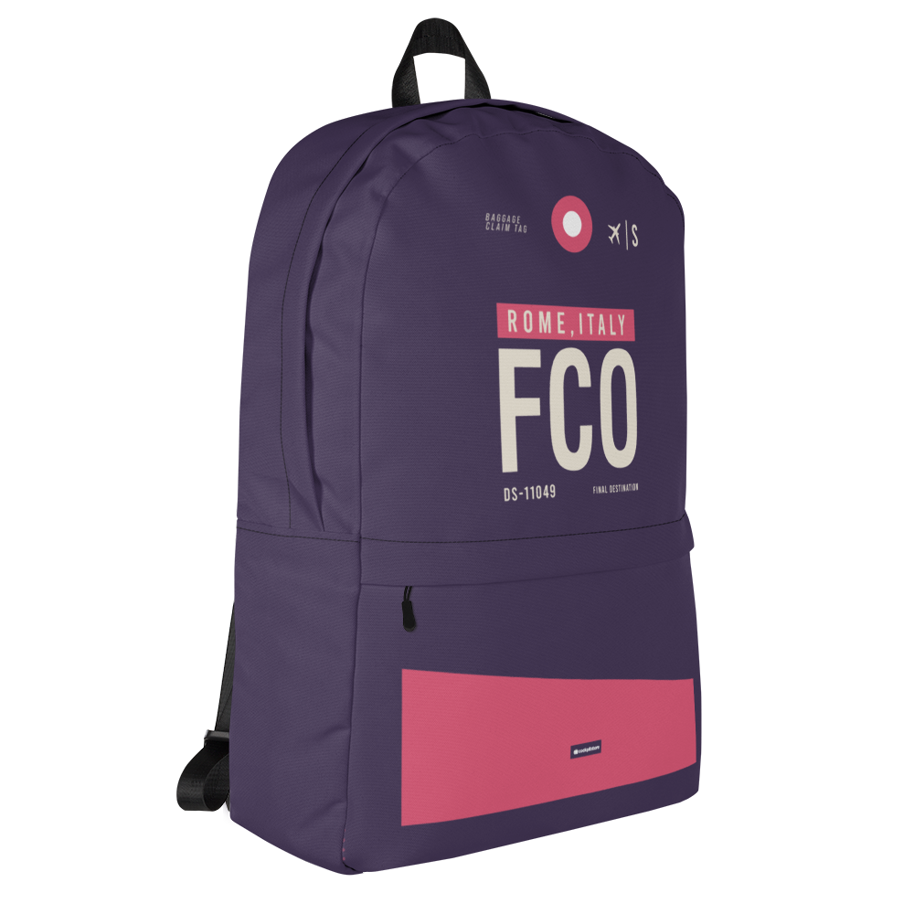 FCO - Rome backpack airport code