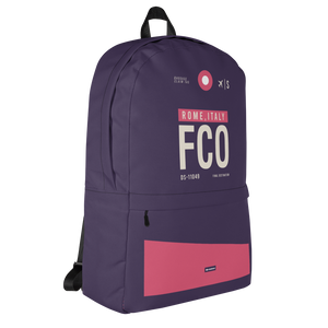 FCO - Rome backpack airport code