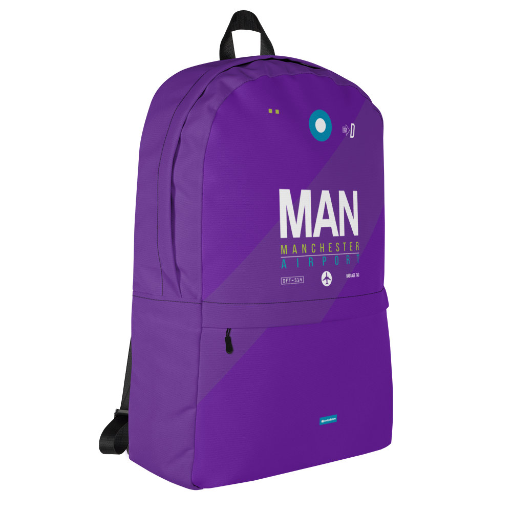 MAN - Manchester backpack airport code