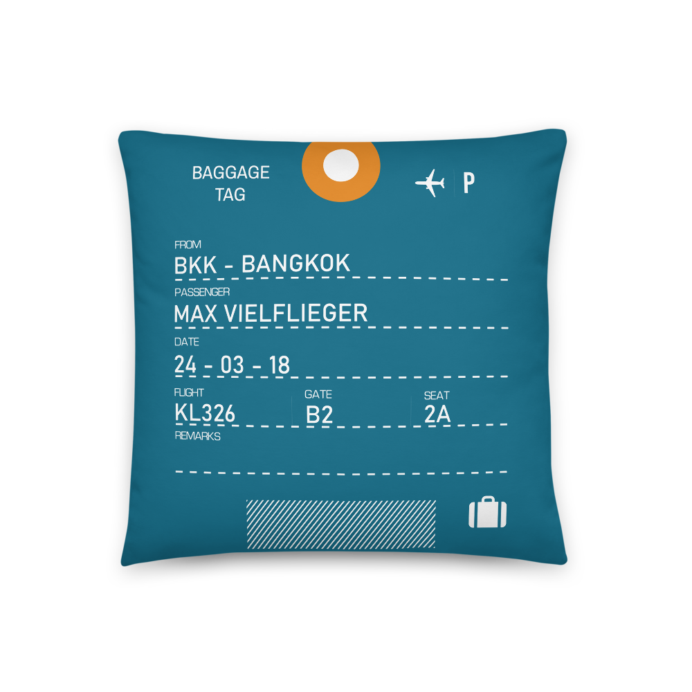 OSL - Oslo Airport Code Throw Pillow 46cm x 46cm - Customizable