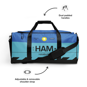 HAM - Hamburg Weekender Tasche Flughafencode