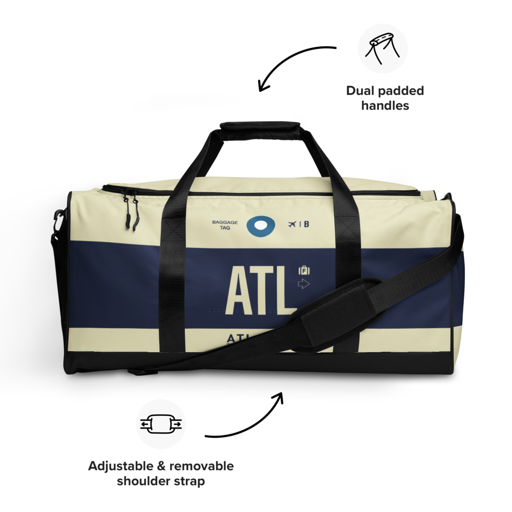 ATL - Atlanta weekend bag airport code