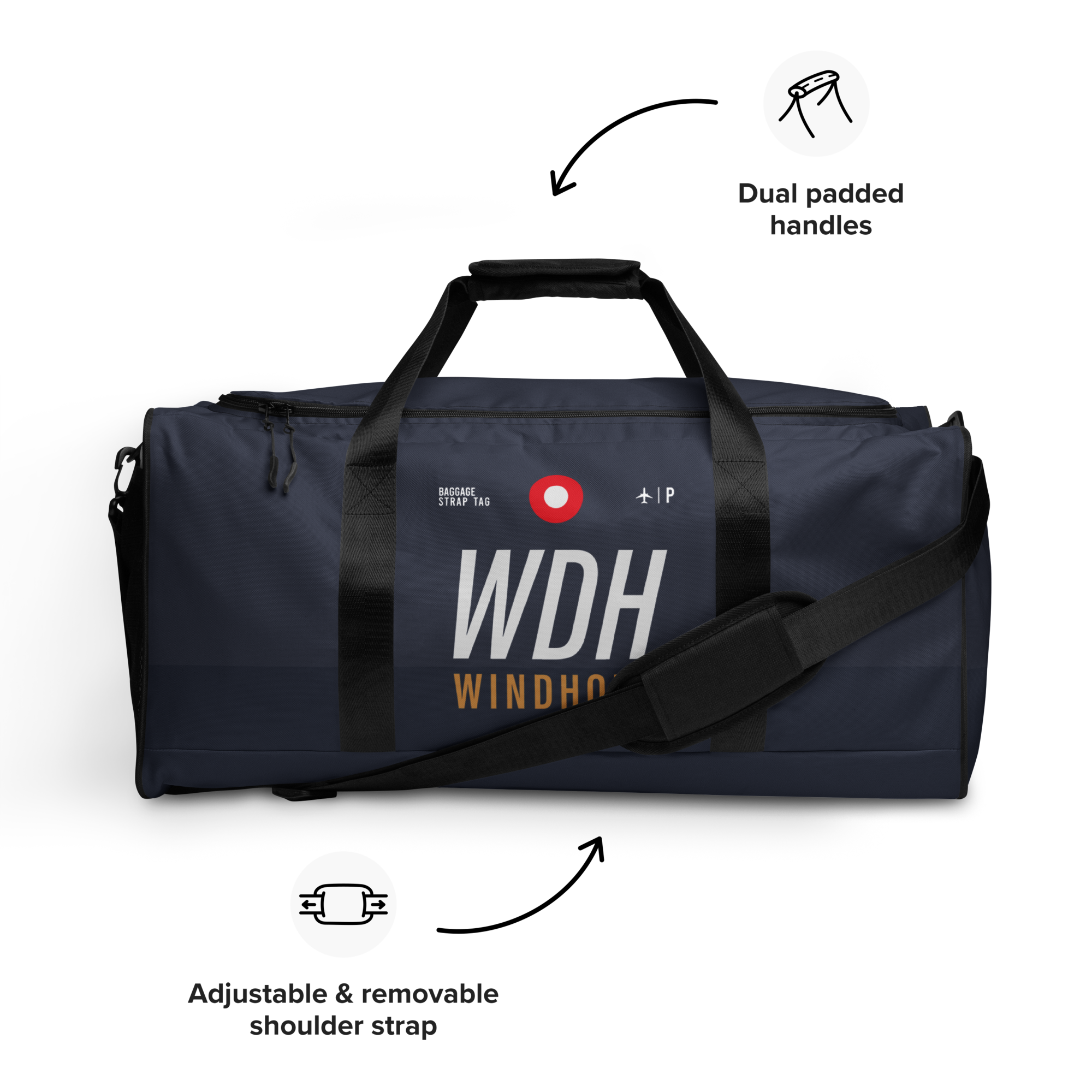 WDH - Windhoek Weekender Tasche Flughafencode