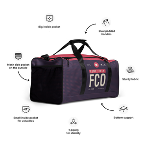 FCO - Rome weekend bag airport code