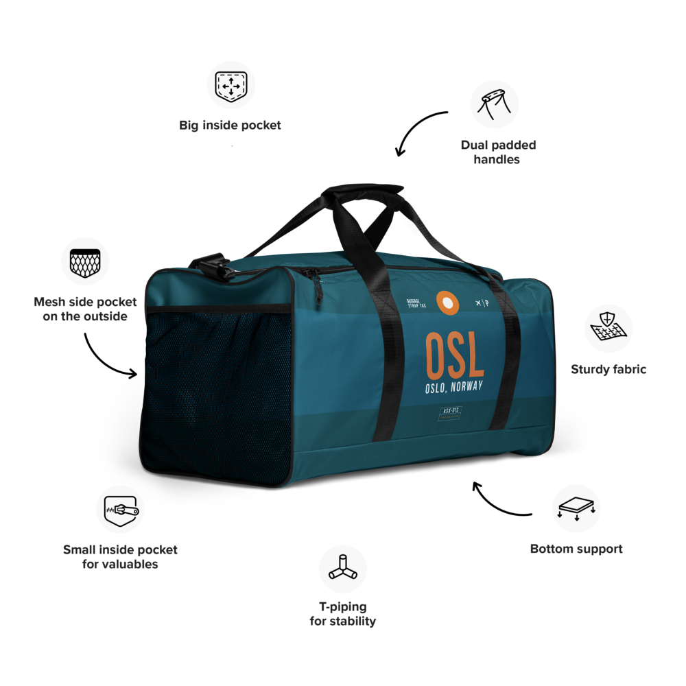 OSL - Oslo Weekender Tasche Flughafencode