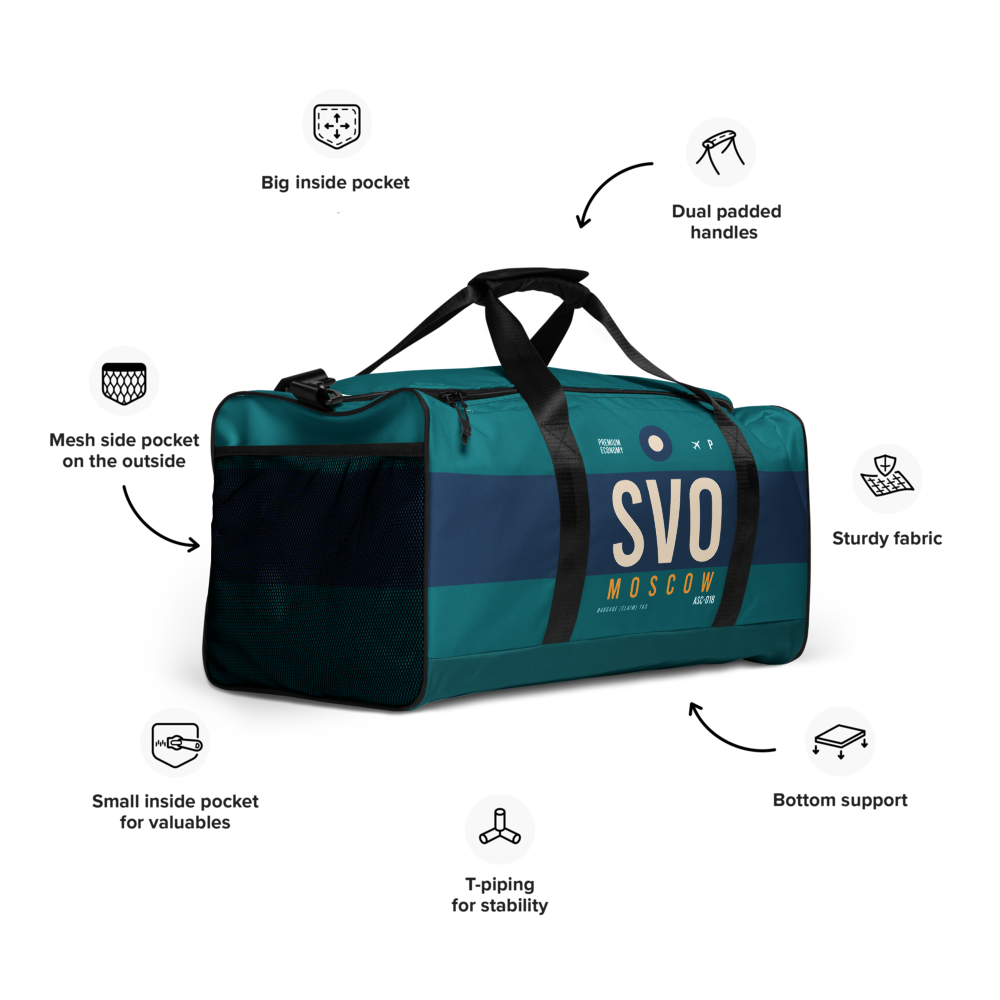 SVO - Moscow weekend bag airport code