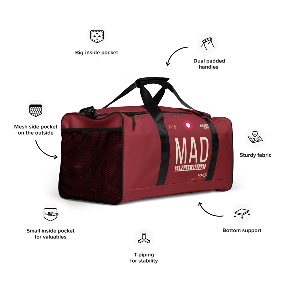 MAD - Madrid Weekender Tasche Flughafencode
