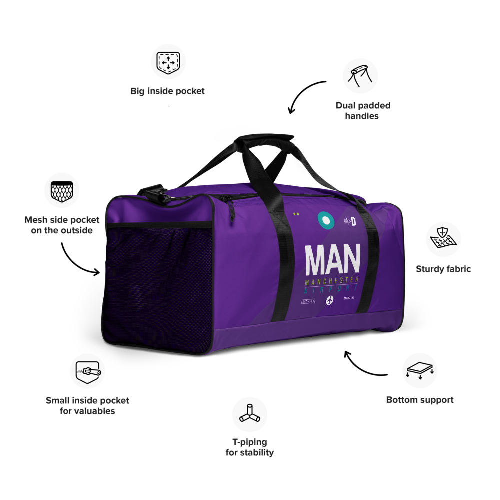 MAN - Manchester Weekender Tasche Flughafencode