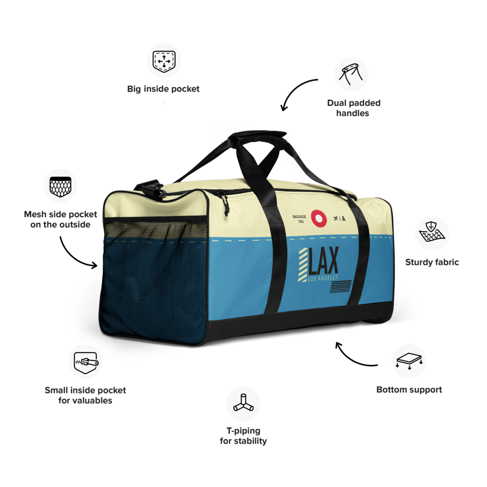 LAX - Los Angeles Weekender Bag Airport Code