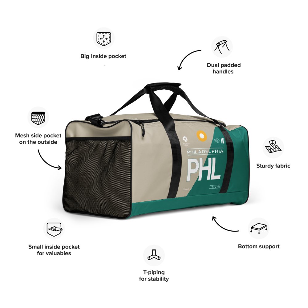 PHL - Philadelphia Weekender Tasche Flughafencode