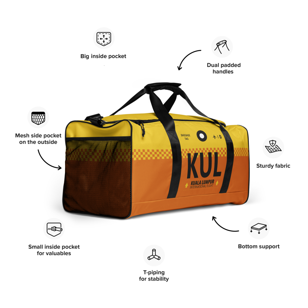 KUL - Kuala Lumpur Weekender Tasche Flughafencode