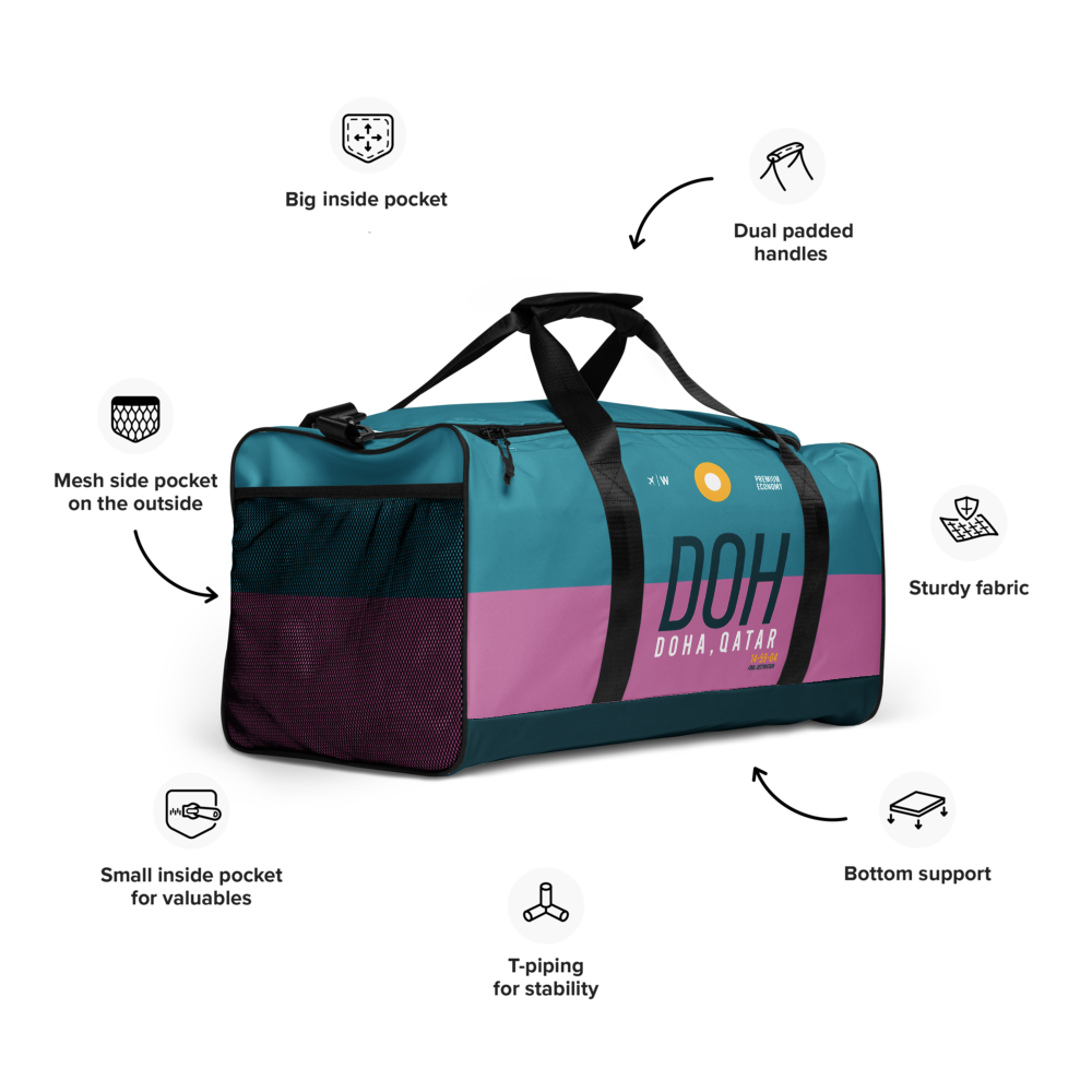 DOH  - Doha Weekender Tasche Flughafencode