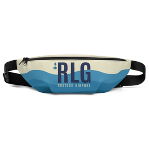 RLG - Rostock - Laage airport code belt pouch