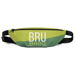 BRU - Brussels airport code belt pouch