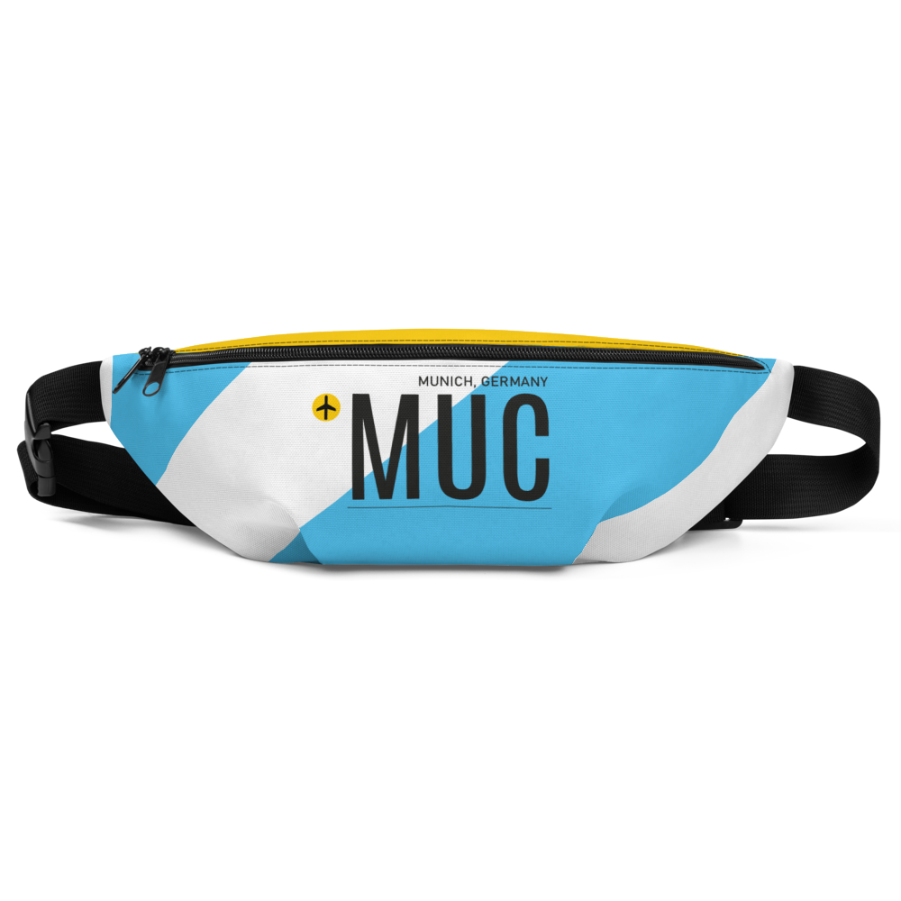 MUC - Munich airport code belt pouch