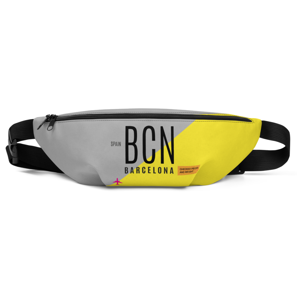 BCN - Barcelona airport code belt pouch