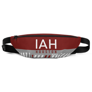 IAH - Houston airport code belt pouch