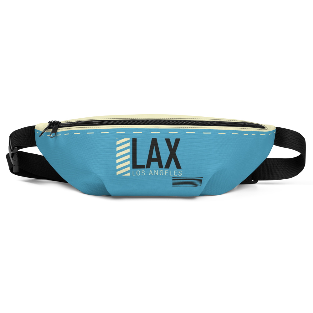 LAX - Los Angeles airport code belt pouch