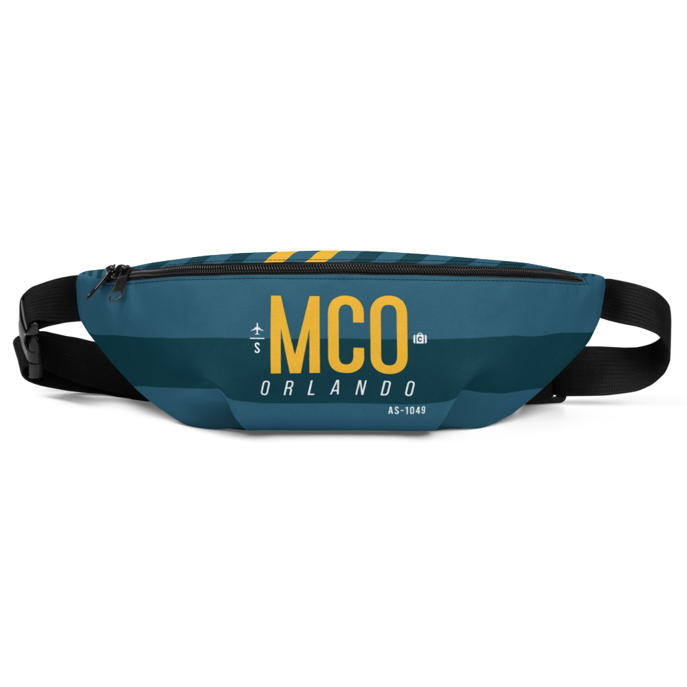 MCO - Orlando airport code belt pouch